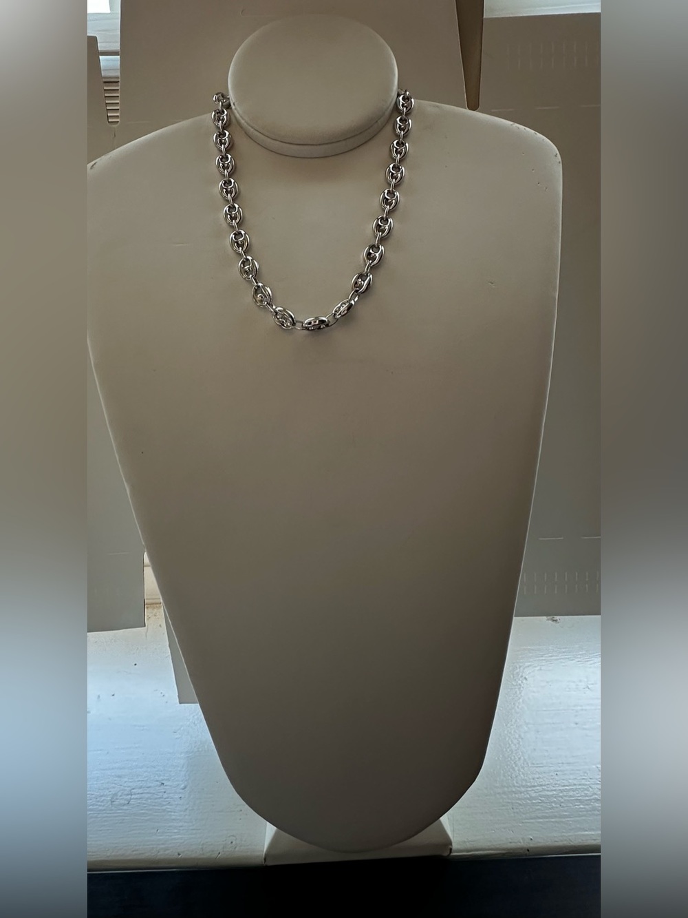 Clare V. Sterling Silver 925 Mariner Chain Necklace 16"